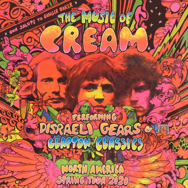 MUSIC OF CREAM TOUR POSTER