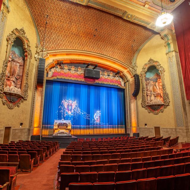 Balboa Theatre from Orchestra Section. Photo credit by Mike Hume.