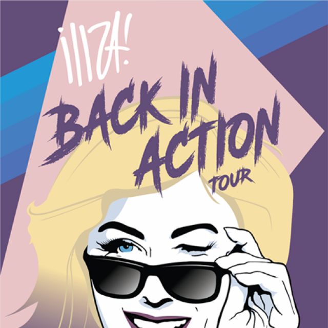 Iliza Back In Action Tour poster