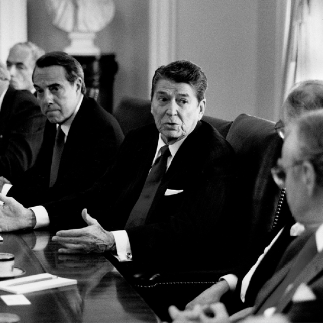Photo of President Ronald Reagan taken by Pete Souza